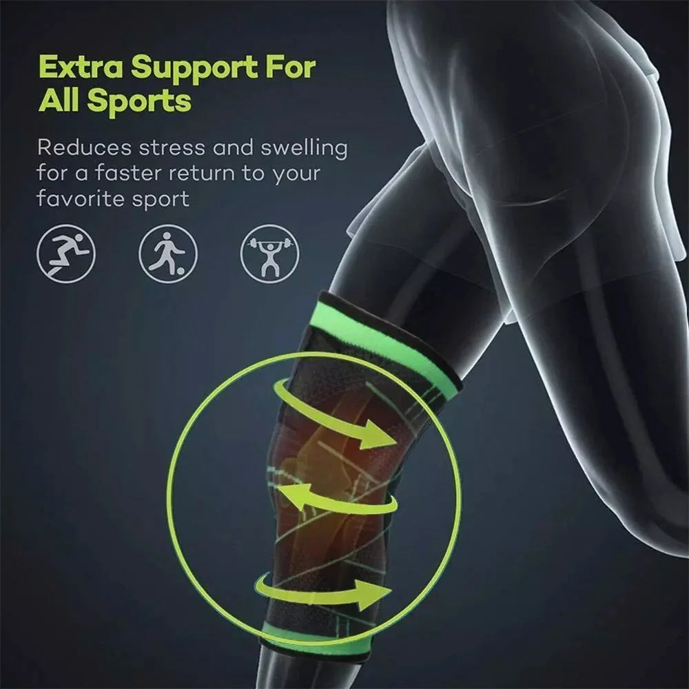 Knee Pads Compression KneePad Knee Braces For Arthritis Joint Support Sports Safety Volleyball Gym Sport Brace Protector 1PC